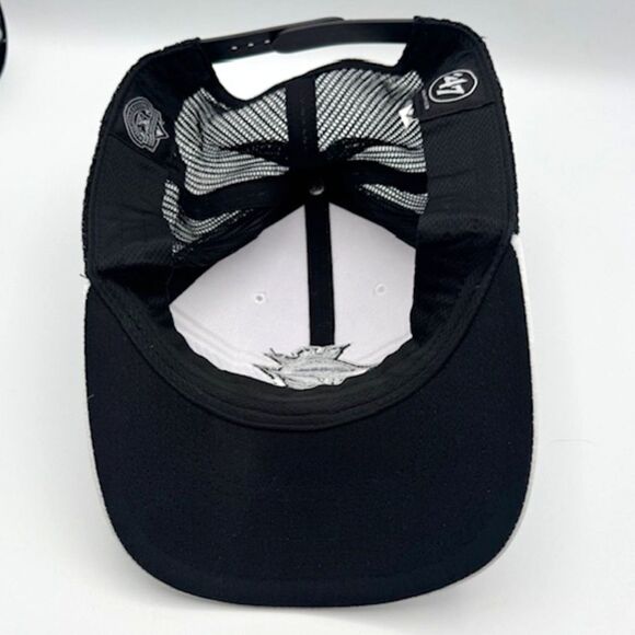 Charlotte Knights Strap-Back Baseball Hat White/Gold/Black Adjustable MiLB Cap - Picture 7 of 8